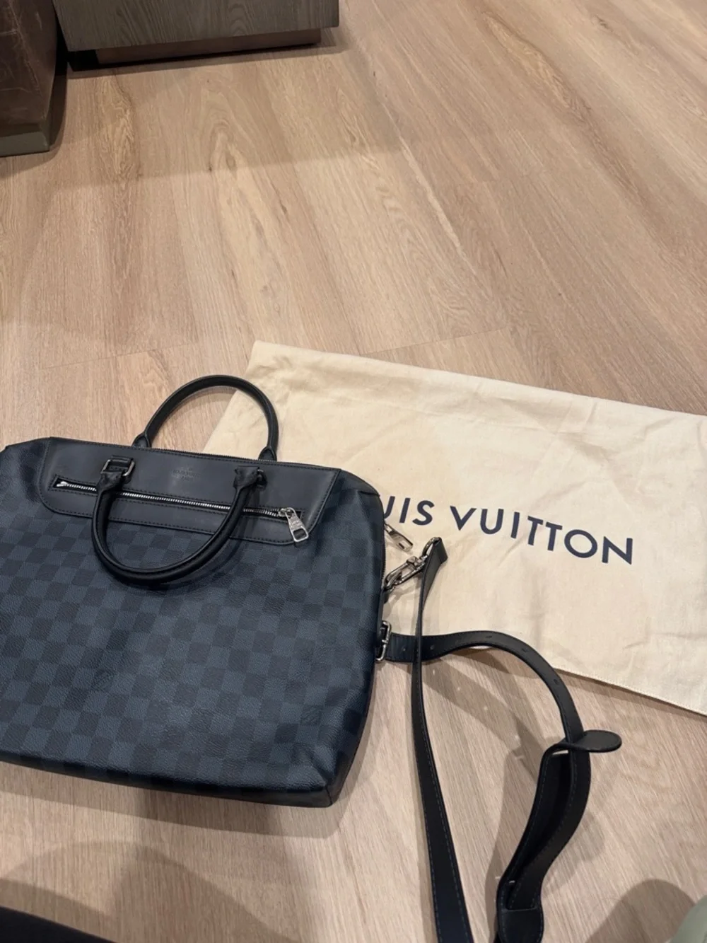 Louis Vuitton Damier Graphite Porte-Documents Brief Case